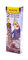 Лакомые палочки с кокосом для длиннохвостых попугаев, Seedsticks parakeet Coconut x 2 pcs