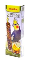 Лакомые палочки с орехами и бананом для длиннохвостых попугаев, Seedsticks parakeet Nuts/Banana x 2 pcs