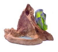 Декор для аквариумов "Бассейн", 18*13*13 см, Aqua-decor voederbakje small + cactus