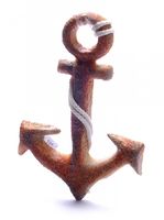Декор для аквариумов "Якорь", 16*12*2 см, Aqua-decor anker