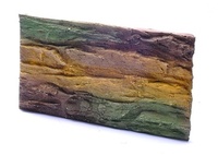 Декор для аквариумов, каменная стена, 25*8*13 см, Terrace for aquarium large/right aqua decor