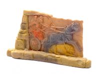Декор для аквариумов "Горизонтальный иероглиф", 28*4*15 см, Hieroglyph horizontal aqua decor