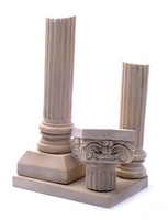 Декор для аквариумов "Две колонны", 13*14*21 см, Athena 2 columns left large aqua decor