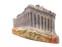 Декор для аквариумов "Парфенон" большой, 34*2,5*18 см, Athena parthenon large aqua decor