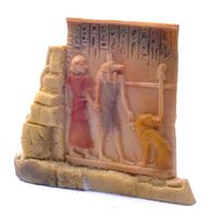 Декор для аквариумов "Иероглифы", 20*3*16 см, Hieroglyph small aqua decor
