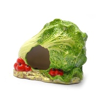 Домик для хомячка "Капуста" 12*8*11 см, Hamster house cabbage pottery