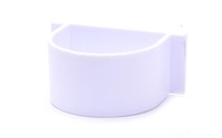Кормушка для попугаев белая 11*8*4 см, Pot for parrots