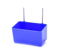 Кормушка для птиц с крючками, 10*5*5 см, Plastic bird feeder with hooks 10x5x5 cm