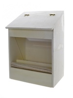 Деревянная кормушка для птиц маленькая (для вольера) 16*11*24 см, Wooden feeder aviary nr 1 16x11x24 cm