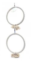 Игрушка для попугаев "Двойное мега кольцо" 2*32 см, Coco super toy 2 rings 2x32 cm