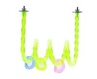 Игрушка акриловая для попугаев "Спираль" малая 25*30*13 см, Acrylic parrot toy spiral small