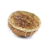 Гнездо для канареек (бамбук/кокос) o11.5 см, Bird nest bamboo/coco canaries