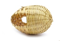 Бамбуковое гнездо для экзотических птиц 13*11*16 см, Bird nest bamboo exotic birds 13x11x16 cm