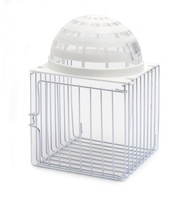 Домик-гнездо 10*11*16 см, Bird nesthouse metal/plastic nest 10x11x16 cm