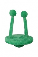 Игрушка для кошек НЛО 20х25см зеленая, плюш, Cat toy UFO 20 x 25 cm turquoise