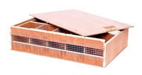 Переноска для длиннохвостых попугаев 10 отсеков 38*27*9 см, Transport cage 10 parts parakeets