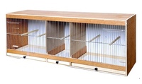 Деревянная клетка 100*30*40 см, Wooden rearing cage 100 cm