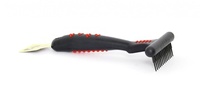 Расческа-грабли "Делюкс" с короткими зубчиками L, Hair rake deluxe small type 2