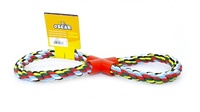 Игрушка для собак "Хлопковый канат Бесконечность", 38х16х2 см, Coton dog toy color 290 gr