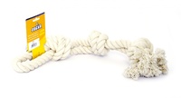 Игрушка для собак "Белый канат" 60 см, Coton dog toy white 600 gr/ 60 cm