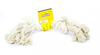 Игрушка для собак "Белый канат" 25 см, Coton dog toy white  90 gr/ 25 cm