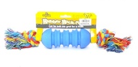 Игрушка для собак резиновая с канатом "Гантелька" 5x30 см , Rubber+rope dog toy nr 2 oscar