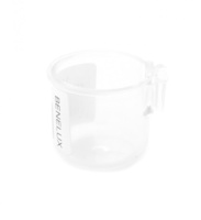 Пластиковая круглая кормушка для яичного корма маленькая o 3,5*3 см, Plastic egg food feeder 3,5
