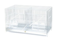 Клетка для птиц двойная 55*32*37 см, Metal birdcage 2 parts 55x32x37 cm