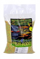 Трехцветные гранулы для декоративных прудовых рыб, Floating pellets 3 colours plastic bag
