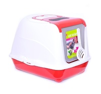 Туалет с фильтром 50*36*40 см, Astrid cat toilet classic mix with filter. door an