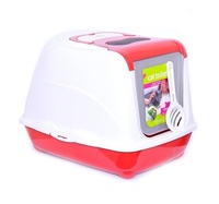 Туалет с фильтром 50*36*40 см, Astrid cat toilet classic mix with filter. door an