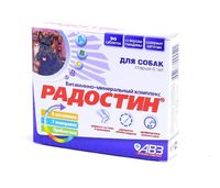 "Радостин" добавка витаминно-минеральная для собак старше 6 лет, 90 табл.