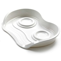 Подставка под миски Pet Menu, 56x38x84, белая
