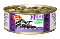 Консервы для собак "Мясное ассорти" говядина с потрошками