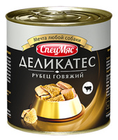 Консервы для собак СпецМяс деликатес "Рубец говяжий"