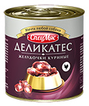 Консервы для собак СпецМяс деликатес "Желудочки куриные"