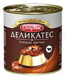 Консервы для собак СпецМяс деликатес "Сердце бычье"