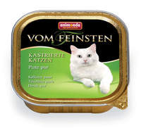 Консервы для кастрированных кошек с отборной индейкой, Vom Feinsten for castrated cats