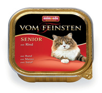 Консервы для кошек старше 7 лет с говядиной, Vom Feinsten Senior