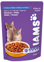 Паучи для котят с курицей, Cat Pouch Kitten&Junior rich in Chicken