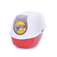 Туалет-домик SmartCat с угольным фильтром, 54х40х41см, терракотовый