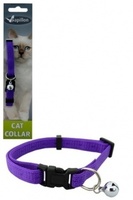 Ошейник для кошек "Сэсси" 10мм-21-33см, фиолетовый, Adjustable cat collar 10 mm x 21 - 33 cm, Sassy cat colour purple