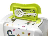 Туалет-домик Trendy cat с угольным фильтром и совком, 50х41х39, Друзья навсегда салатовый