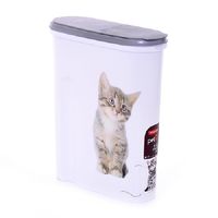 Контейнер для корма "Кошка" на 1,5 кг, 25х10х30 см