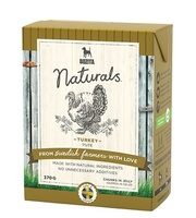 Naturals кусочки в желе для собак с индейкой