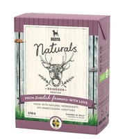 Naturals кусочки в желе для собак с олениной