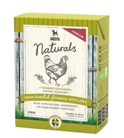 Naturals кусочки в желе для щенков и юниоров с курицей