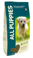Полнорационный корм для щенков, All Puppies