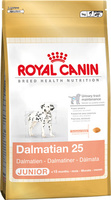 Для щенков далматина до 15 мес., Dalmatian Junior 25