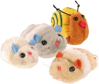 Игрушка для кошки "Механическая пушистая зверюшка", 8 см